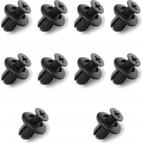10 clips para cubierta de paso de rueda Hyundai Kia Mazda de 8 mm (1/5)