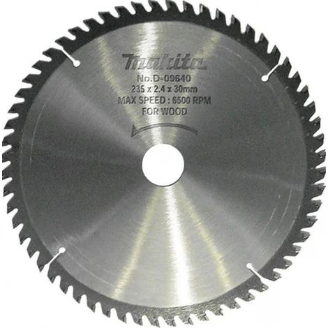 Makita D-09640 Lama TCT per sega circolare 235x30 mm per legno