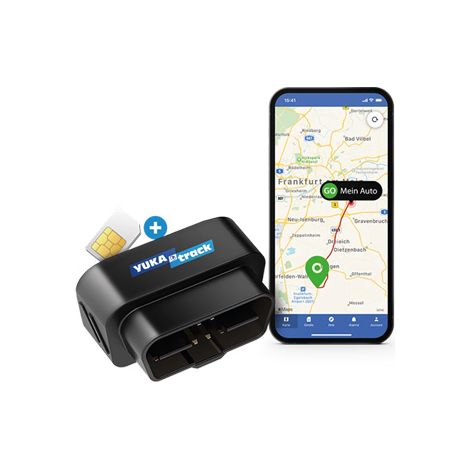 YUKAtrack AIO GPS OBD2 Car Tracker with SIM + Data Flat Black