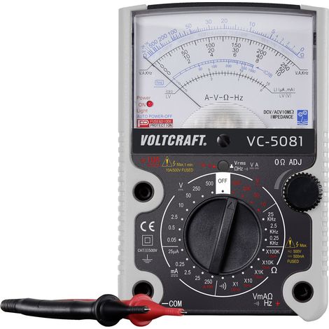 VOLTCRAFT VC-5081 Hand-Multimeter  analog  CAT III 500 V (1/3)