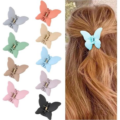 Fermaglio per capelli antiscivolo a forma di farfalla - Forte forza di serraggio - Adatto a capelli spessi - Accessorio per capelli per donne e ragazze - Stile hawaiano (1/5)