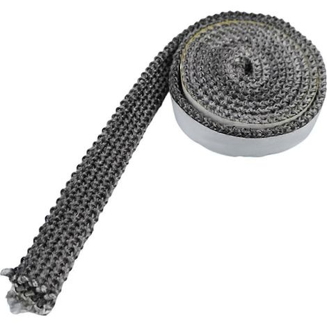 (Style A) Joint d'étanchéité multifonctionnel blanc plat pour porte de cheminée en verre (1/3)