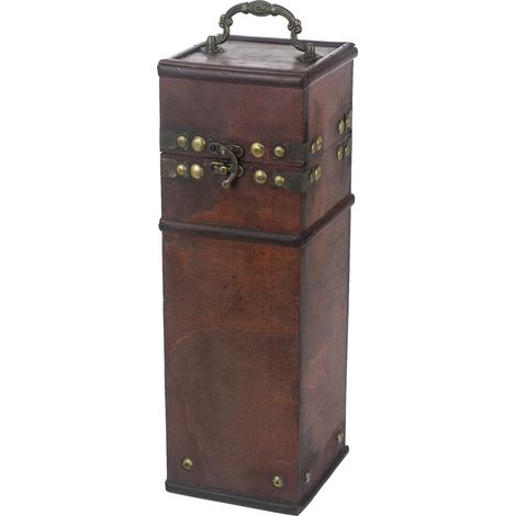 HMF Holz Geschenkbox mit Deckel für Wein, Frankreich, VWB-FRA-HF-01 (1/5)