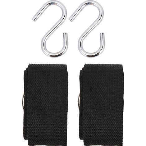 Sangle Pour Hamac - Nylon Réglable Extérieur - Support Jusqu'à 200 Kg - Camping Randonnée - Lot De 2 (1/5)