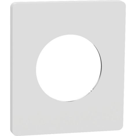 Plaque de finition Schneider Electric odace architecte design modulaire blanc (1/3)