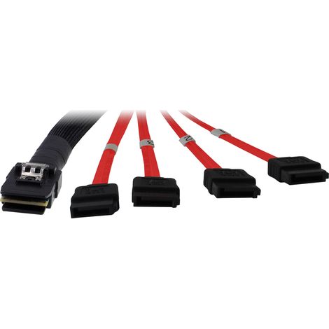 Inter-Tech SFF 8087 - 4 x SATA 1m Negro