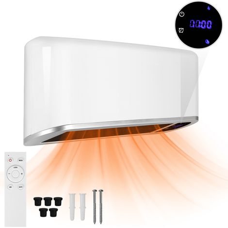 TolleTour Radiatore elettrico in ceramica 1000/2000 W Riscaldamento + Ventilazione con telecomando e WLAN inclusi (1/5)