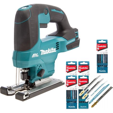 Makita DJV184Z 18v LXT Brushless Top Handle Jigsaw Bare +25 Super Express Blades (1/5)