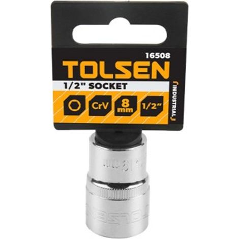 Clé à douille 1/2'' 10mm, TOLSEN.