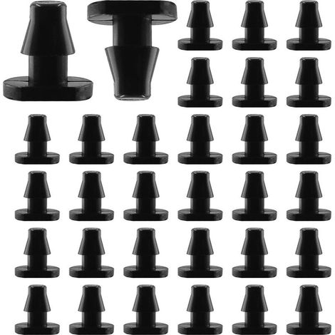 150pcs 1/4 pouce Bouchon de Tuyau d'irrigation Remplacement Tuyau Goutte à Goutte Embouts Irrigation Capillaire Petit Bouchon Accessoires pour Machine à Laver Jardin Arrosage Irrigation (1/5)