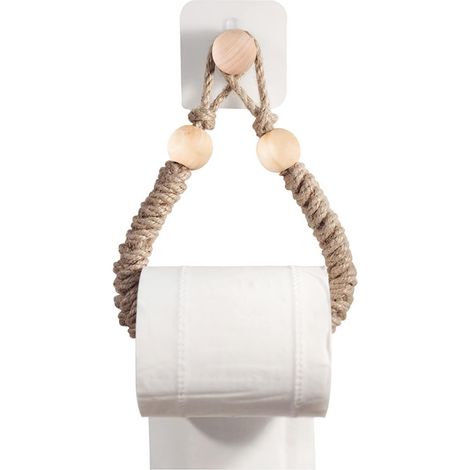 Porte Papier Toilette,Porte Rouleau Papier Toilette,Porte Papier Toilette sans Perçage,Support Papier Toilette,Vintage Porte Rouleau Papier Toilettes,pour Decoration Salle de Bain,WC (1/5)