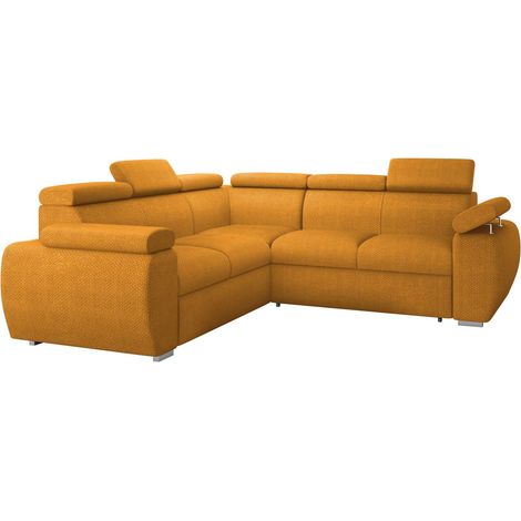 Sofá rinconero Columbus 215, Flow 10, Función de descanso, Almacenaje, 260x260x85cm, 0