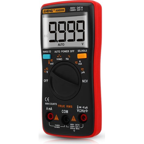 ANENG AN8009 Digitalmultimeter mit automatischer Bereichswahl und True-RMS-Spannungsmessung (AC/DC) – elektronisches Messgerät (1/5)