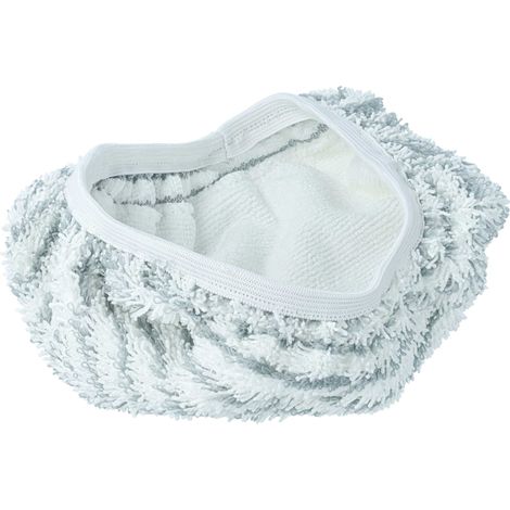 vhbw Wischbezug kompatibel mit Tefal VP6591RH/4Q0, VP6557RH/4Q0, VP6555RH/4Q0, VP6535KO/4Q0 Dampfreiniger - Mikrofaser Weiß