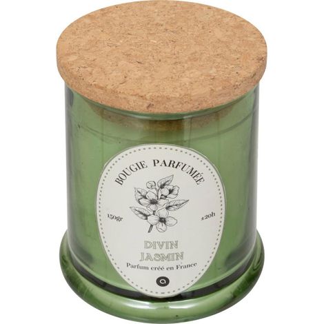 Bougie Parfumée "Hapo" 150g Divin Jasmin (1/4)