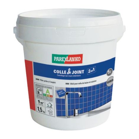 PAREXLANKO Pegamento y Sellador 2en1 gris - 1,5kg - 02433