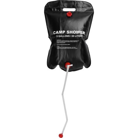 Sac de douche solaire de camping portable en PVC pour l'escalade et l'été (1/5)