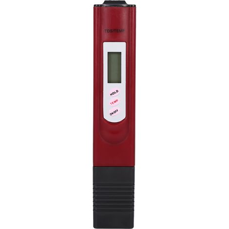 Testeur Numérique de Qualité d’Eau LCD avec Mesure TDS 0‑9999 ppm et Température