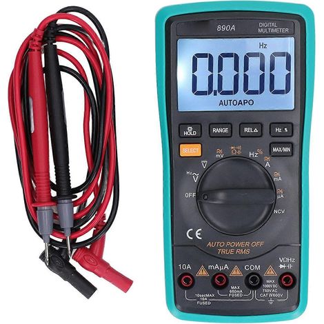 Multimeter mit Digitalanzeige, elektrisches Voltmeter, Amperemeter, Messgerät zur Messung
