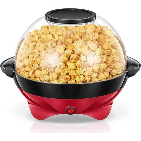 Machine à pop-corn - Machine à pop-corn sans huile - Casserole à pop-corn pour les fêtes et les enfants - Outil pour les collations (1/3)