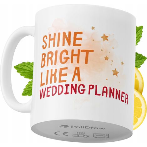 Lustige Tasse für Hochzeitsplaner – Kaffee- oder Teetasse mit witzigem Textdesign – ideal für Geburtstage, Namenstage, Feiertage und besondere Anlässe. Hochwertige Tasse für Zuhause, Büro und Arbeit. 