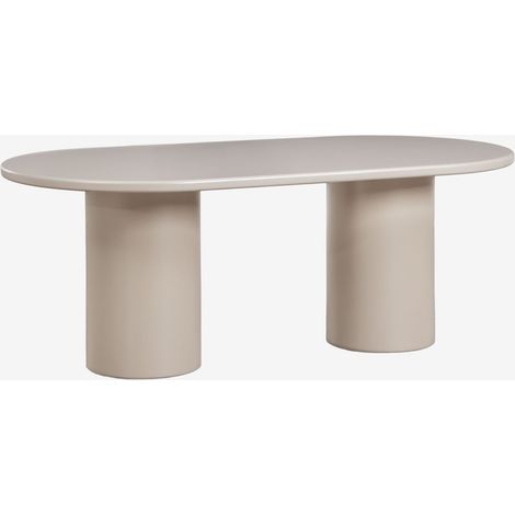 Mesa de comedor ovalada 200x100 cm en MDF Rodeo SKLUM (1/5)