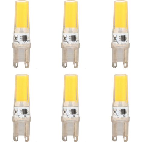 Ampoule LED G9 COB COB, variable, professionnelle, remplacement pour lampes murales, lampes de Table, lumière chaude 220V, 6 pièces (1/5)