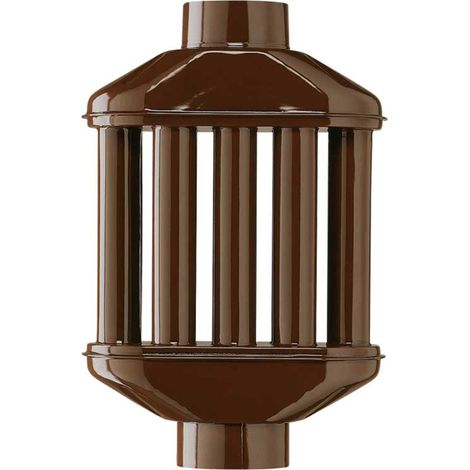 Diffusore di calore porcellanato - Ala Smalto Classic - Marrone - Misure: ø mm 120x500h