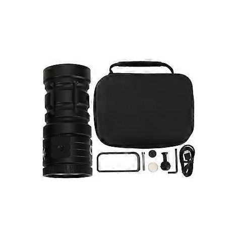 Taucherlampe, superhelle Taschenlampe aus Aluminiumlegierung, IPX8 wasserdicht, für Sport (1/5)