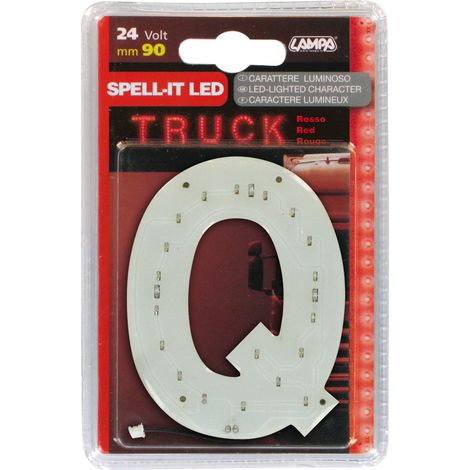 Spell-It Led, 90 mm, 24V - Rosso - Q