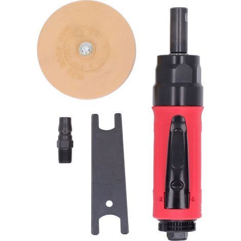 Meuleuse à Air 4000 tr/min, rectifieuse pneumatique droite, Kit d'outils de polissage (1/5)