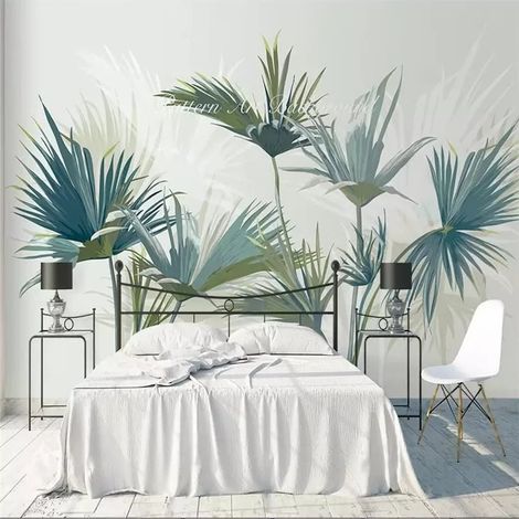 Papier Peint Tropical - Palmiers Éthérés - 150 x 250 cm (1/2)