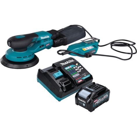 Makita BO 002 CGM101 Lijadora rotorbital sin cable 40 V máx. 150 mm 5,0 mm carrera Sin escobillas + 1x batería 4,0 Ah + cargador (1/5)