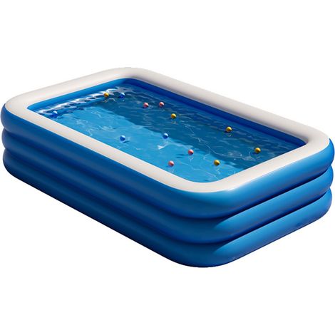 Aufblasbares, faltbares und tragbares Babybecken, verstärkt, für Kleinkinder, zum Schwimmen im Freien