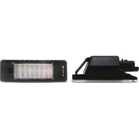 Éclairage de plaque d'immatriculation LED (lot de 2) pour Fiat, Mercedes, Nissan, Peugeot, Citroën, Toyota et VW (1/5)