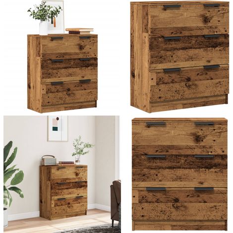 vidaXL Sideboard Altholz-Optik 60x30x70 cm Holzwerkstoff (1/5)