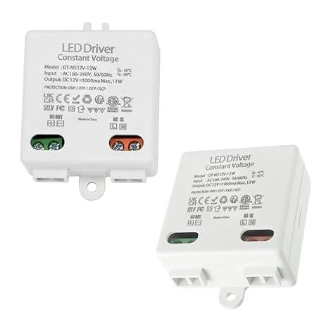 Mini LED Driver 12V/DC 12W DC Lamps and Lights Electronic Transformer (1/5)