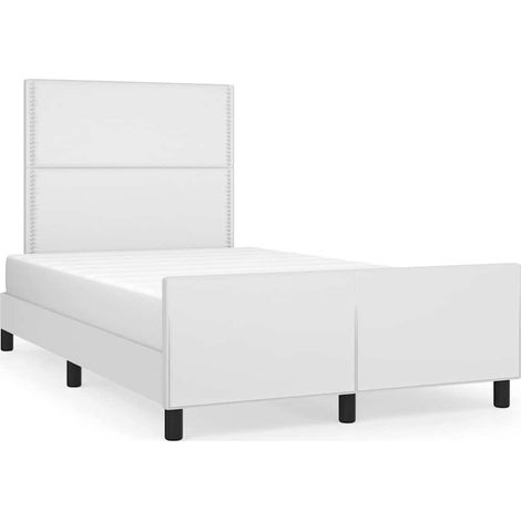 Maison Exclusive - Giroletto con Testiera Bianco 120x200 cm in Similpelle (1/5)
