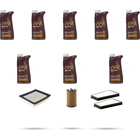 Kit tagliando 3 FILTRI e 8L OLIO compatibile con Ssangyong Actyon 2.0 110kw dal 2012 (1/5)