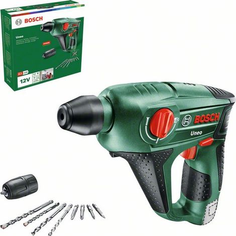 Bosch Akku-Bohrhammer Uneo, Solo Version, incl. Zubehör, Karton (1/5)