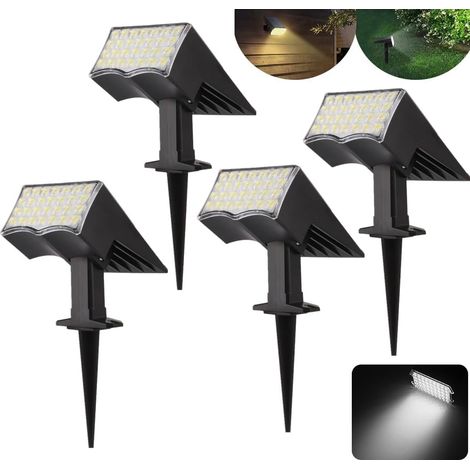 2 Pièces 8LED Lumière de Jardin Solaire, Lampes Solaires Lucioles Coloré Etanche IP65, Lumière Oscillante Lumières Solaire Firefly Extérieur Décoratives pour Allée Terrasse, Jardin, Patio (1/5)
