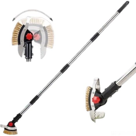 jardin, Brosse de nettoyage 3 en 1 pour les crevasses, idéale le la pelouse, bordures et des débris (1/5)