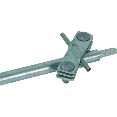 DEHN TE-Anschlussschelle St/tZn D25 f.Rd7-10 ASSTE25710FL40STTZN (1/2)