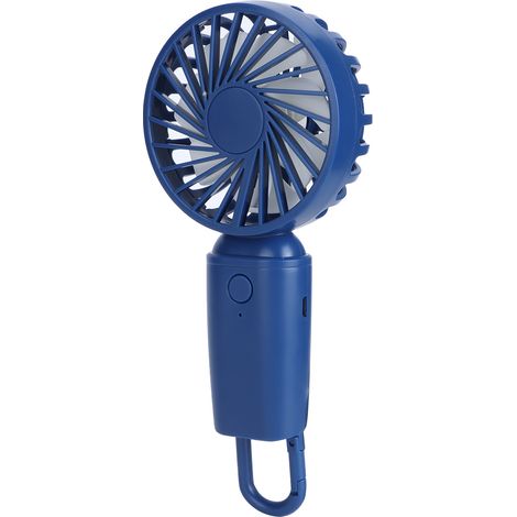 Ventilateur portable à double pale avec crochet et chargeur USB pour la maison, le bureau et l'extérieur. (1/5)
