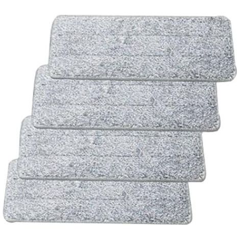 4pcs chiffons de vadrouille auto-adhésifs, chiffons de remplacement de vadrouille, chiffons de vadrouille paresseux absorbants ménagers lavables à la main(3210.5) (1/5)
