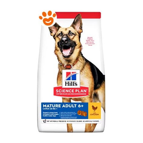 Hills Dog Science Plan Mature Adult 6+ Large Breed Pollo - Sacco 12 Kg -