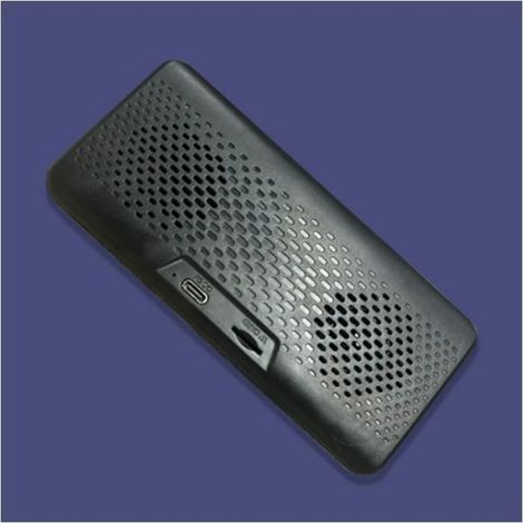 Haut-Parleur Bluetooth 5.2 Sans Fil pour Bureau et Maison, Double Carte Audio, Miroir Électronique, Réveil Numérique Double (1/5)