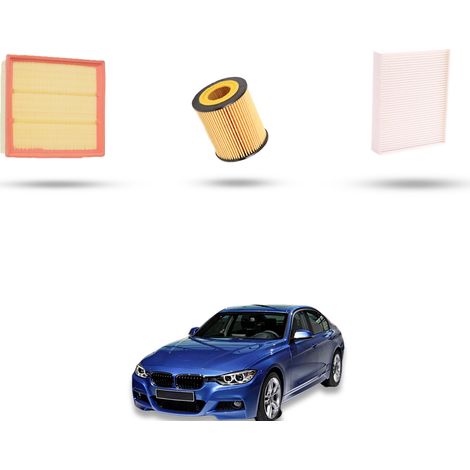 Kit Tagliando 3 filtri compatibile con BMW Serie 3 (F30, F80,F31) 320I 120kw dal 2012 (1/4)