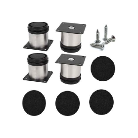 4 patas ajustables para muebles, incluyendo mesas altas, sillas, sofás y mesas de centro, 60 mm de altura – Crezuo