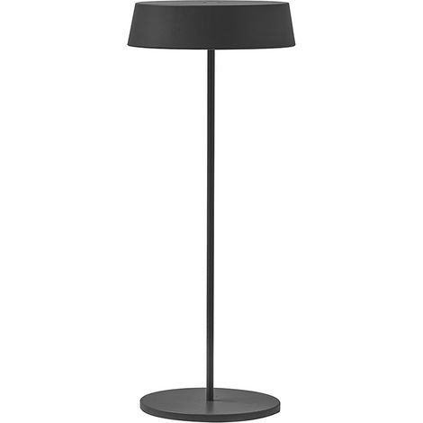Inemuri Lampada da Tavolo Portatile Antracite LED 2,2W 2700K IP54, Ricaricabile USB, Dimmer Touch Integrato - Rossini Illuminazione (1/5)